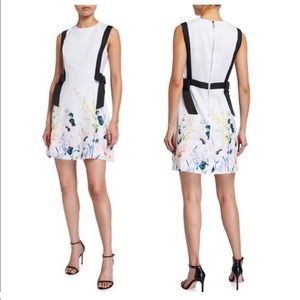 Ted Baker Elegance Floral Print Dress with Contrast Bows